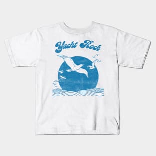 Yacht Rock \/\/\ Retro Faded Style Original Design Kids T-Shirt